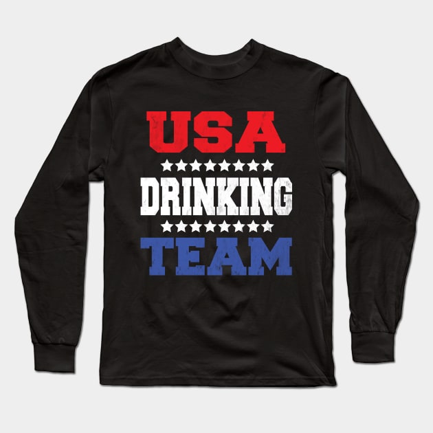 usa drinking Team Long Sleeve T-Shirt by othmane4